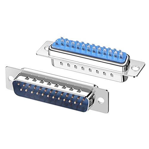 ANMBEST DB25 Solder Connector, 25PIN RS232 Terminal Adapter Breakout Board with Case Assortment Kit(5PCS Male + 5PCS Female) - Image 4