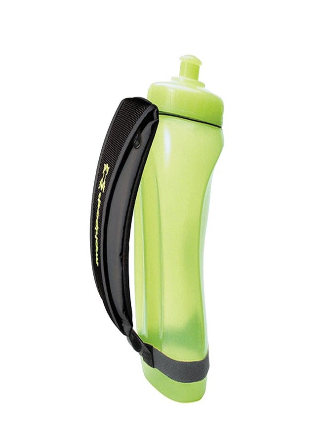 Amphipod Hydraform Pocket Handheld, Runners’ Water Bottle, Leakproof Hydration Bottle & Storage for Marathons, Trail Running, & Hiking - Black - 20 oz. - Image 1