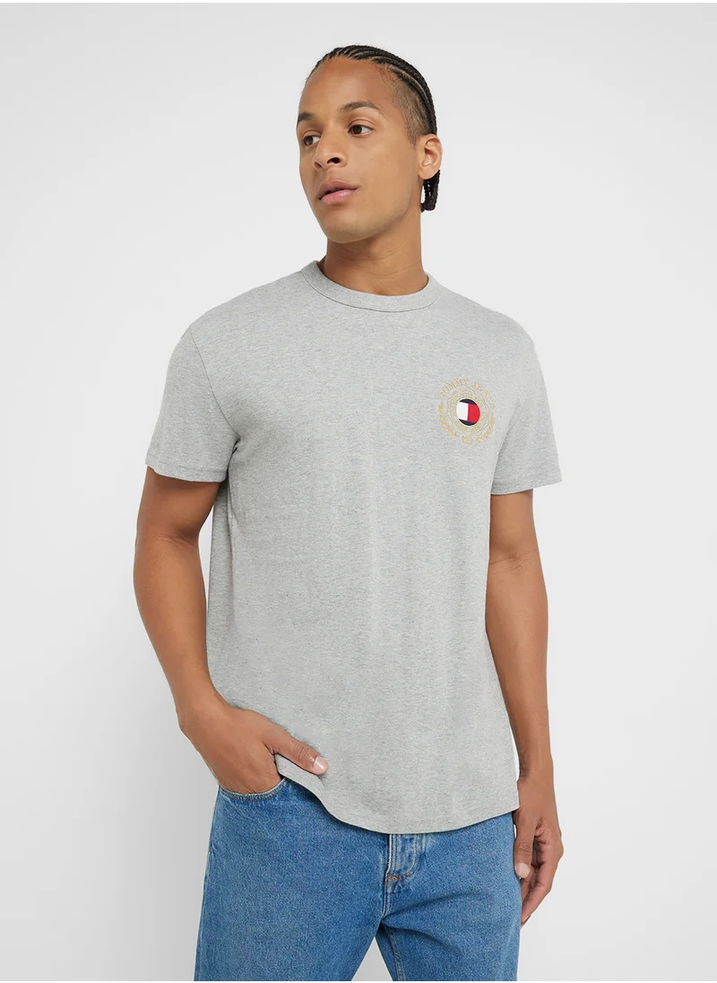 TOMMY JEANS Logo Crew Neck T-Shirt