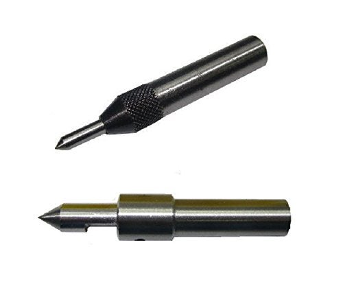 مجموعة من 2 أداة توجيه مركز الربيع لمحاذاة الصنبور للخيوط على مخرطة الطحن