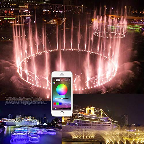 Protium Bluetooth RGB Controller for LE Strips (USB powered), Android and iOS Free App Smart LED Strip Light Controller (strip light not included) - Image 5