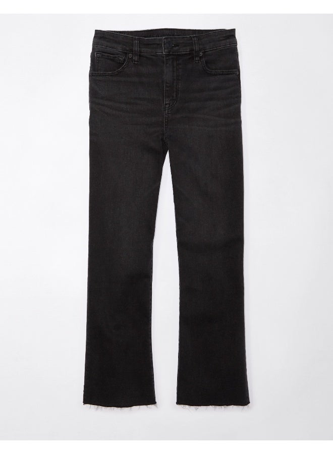 American Eagle AE Next Level High-Waisted Kick Bootcut Crop Jean - Image 3