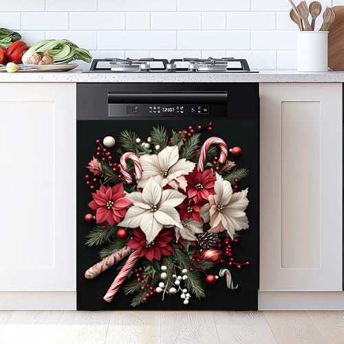 AOHMPT Dishwasher Magnet Sticker Cover Panel Decal Refrigerator Magnetic Sticker Decorative for Kitchen Decoration,Fridge Door Cover,Home Appliances Decor Stickers 23"x26" - Image 2