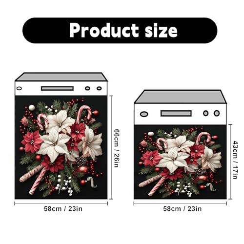 AOHMPT Dishwasher Magnet Sticker Cover Panel Decal Refrigerator Magnetic Sticker Decorative for Kitchen Decoration,Fridge Door Cover,Home Appliances Decor Stickers 23"x26" - Image 5