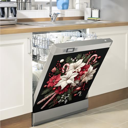 AOHMPT Dishwasher Magnet Sticker Cover Panel Decal Refrigerator Magnetic Sticker Decorative for Kitchen Decoration,Fridge Door Cover,Home Appliances Decor Stickers 23"x26" - Image 4