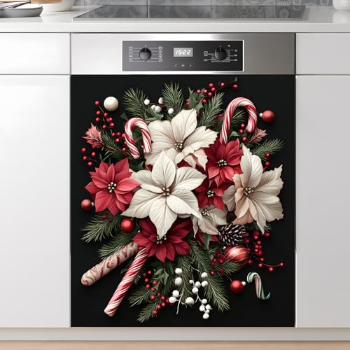 AOHMPT Dishwasher Magnet Sticker Cover Panel Decal Refrigerator Magnetic Sticker Decorative for Kitchen Decoration,Fridge Door Cover,Home Appliances Decor Stickers 23"x26" - Image 1