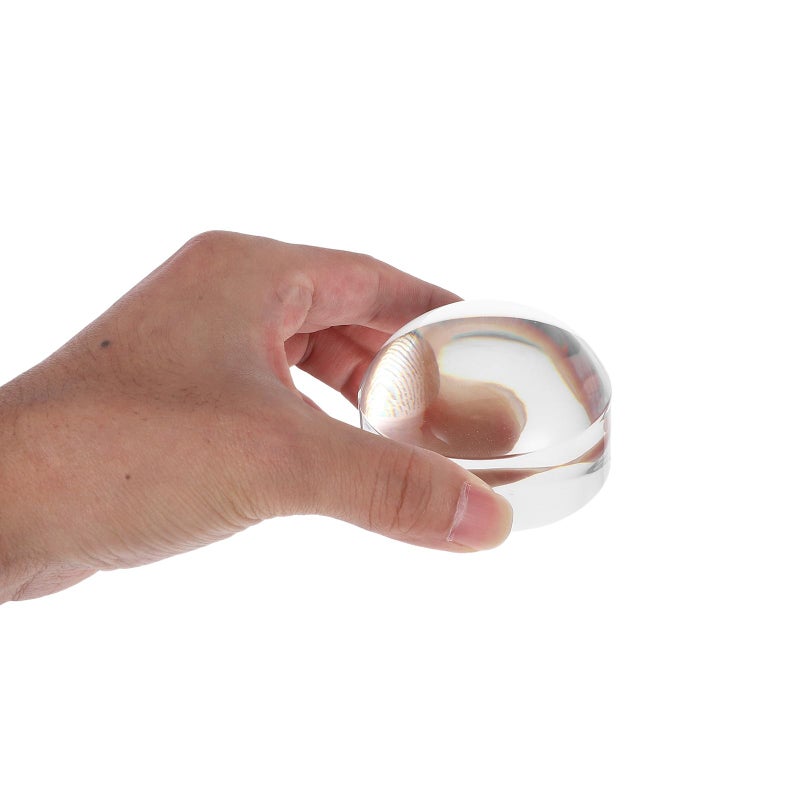 65mm Acrylic Dome Magnifier 10x Paperweight Optical Reading Aid For Books Newspapers - Image 4