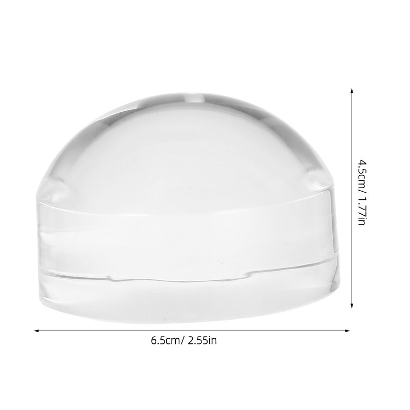 65mm Acrylic Dome Magnifier 10x Paperweight Optical Reading Aid For Books Newspapers - Image 3