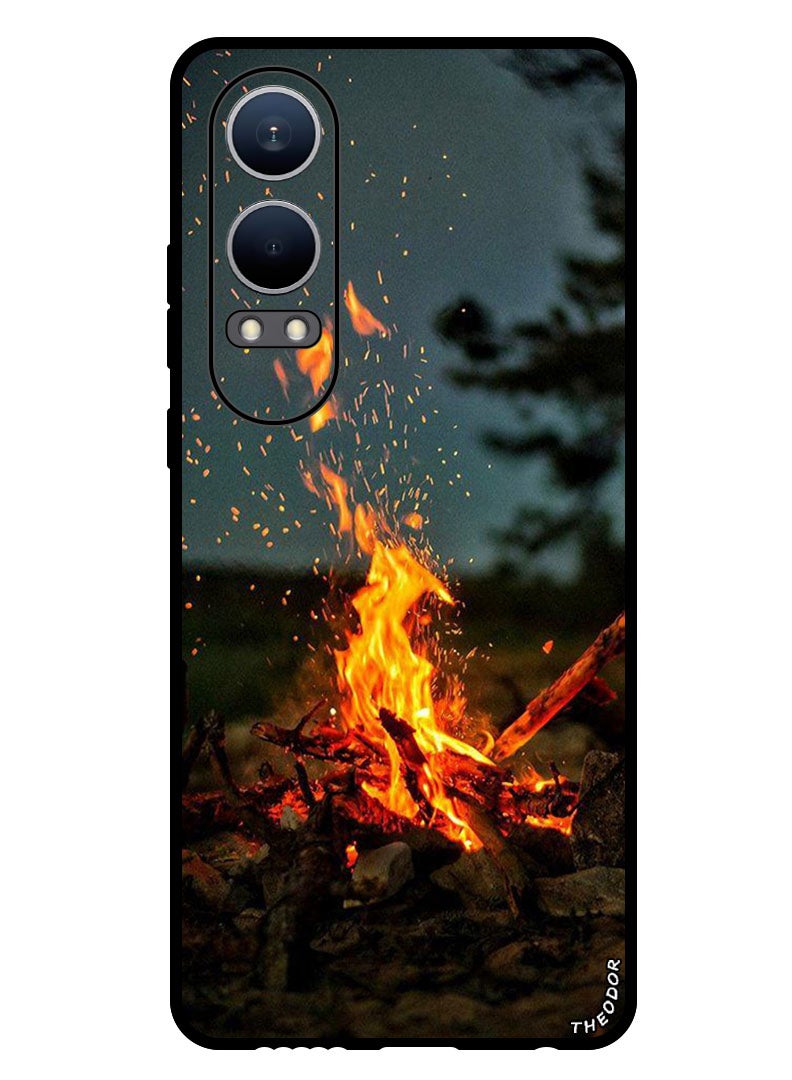 Theodor Protective Case Anti Scratch Shock Proof Bumper Cover For OnePlus Nord CE4 Lite Bonefire - Image 1