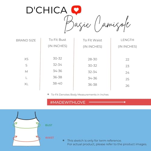 DChica Basic Cotton Camisole for Women – Pack of 3, Soft, Sleeveless, Lightweight, 100% Cotton, Breathable, Durable, and Perfect as an Everyday Layering or Summer Casual Innerwear Top_Multicolor - Image 2