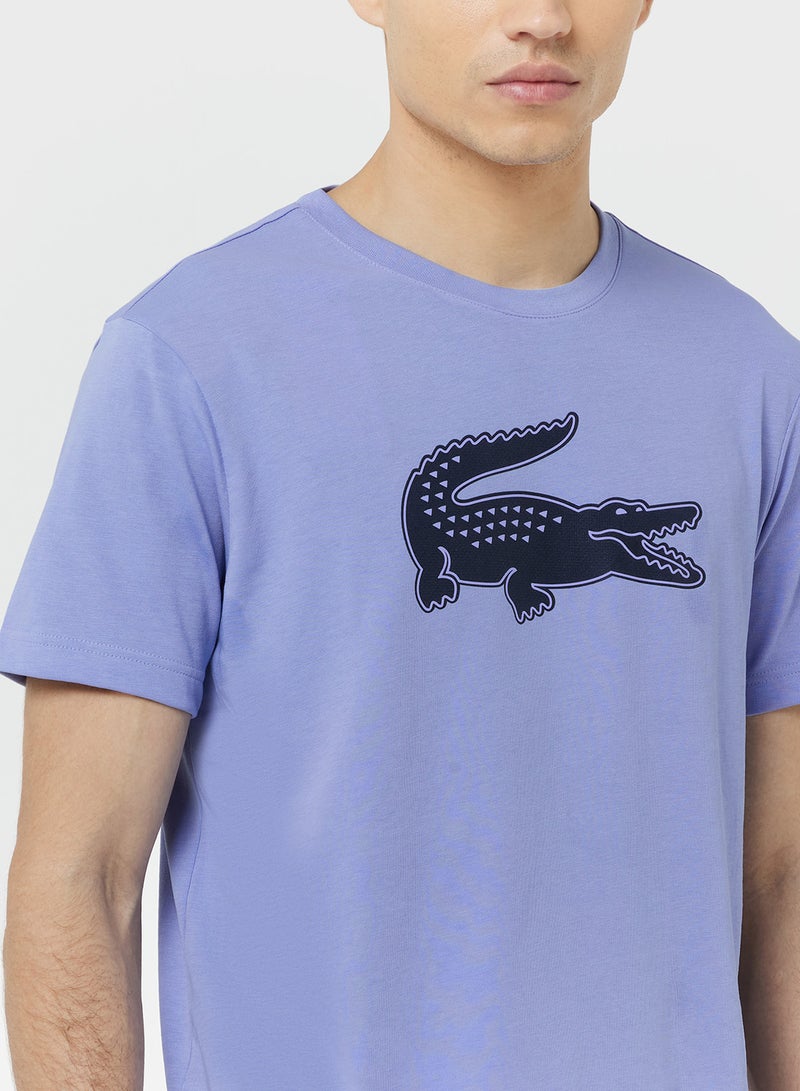 LACOSTE Ultra Dry Sport Crew Neck T-Shirt - Image 3