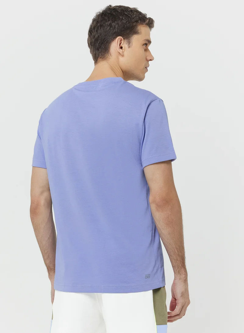لاكوست Ultra Dry Sport Crew Neck T-Shirt