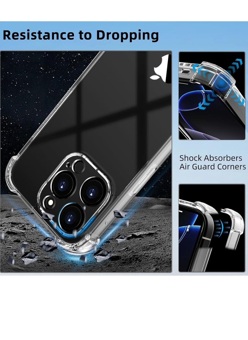 Case Compatible with iPhone 16 pro  Case, Crystal Clear Case Designed for iPhone 16 pro TPU Case with 4 Corners Shockproof Protection and Camera Protection Anti-Fall Clear Case