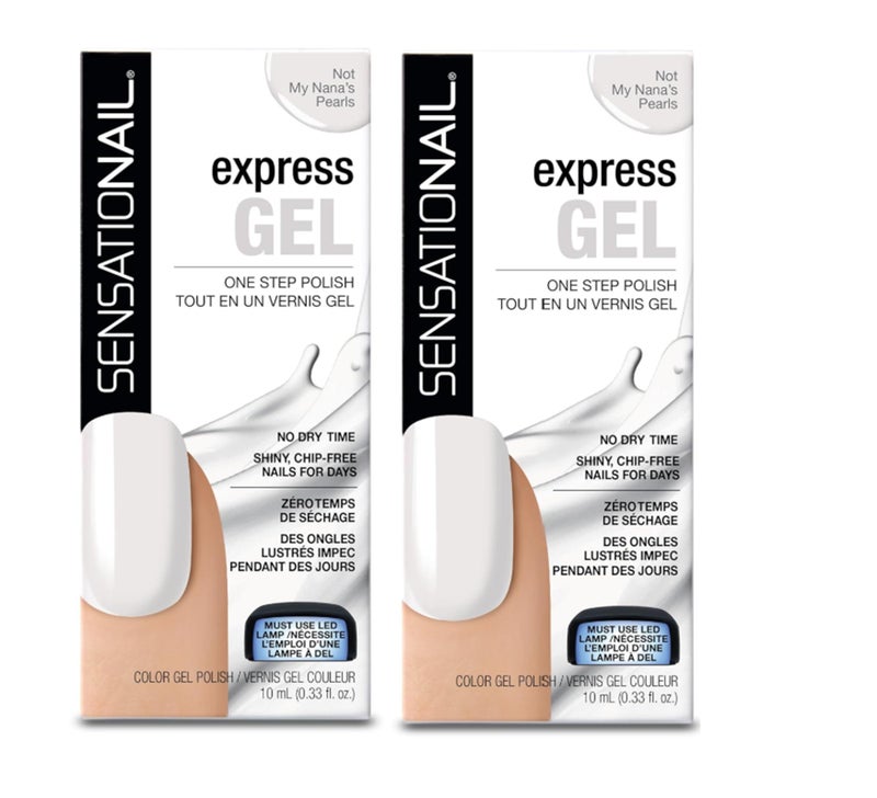 SensatioNail Express Gel Polish Not My Nanas Pearls 033 Ounce Pack of 2 - Image 3