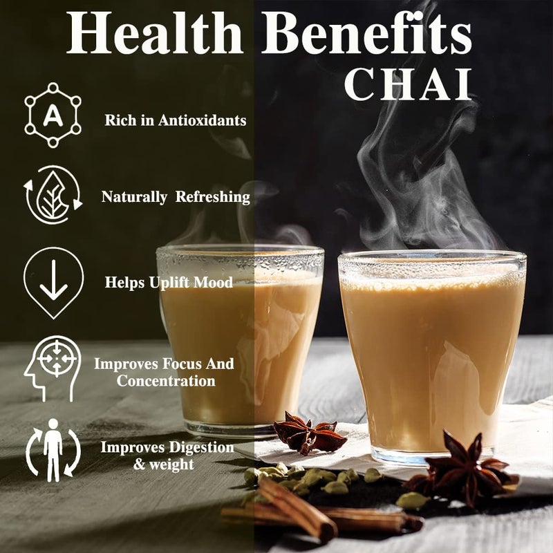 TEACURRY Tulsi Chai (200 Grams, 100 Cups) - Tulsi Chai for Digestion and Relaxation - 100% Natural Basil Tea | Refreshing & Tasteful Tulsi Flavor Chai Tea - Image 5