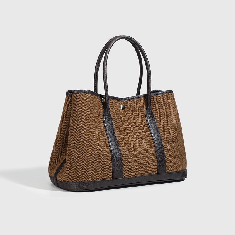 Fashion Bag Women'S Large Capacity Knitted Fabric Portable Platinum Bag Personalized Design Bag - Image 4