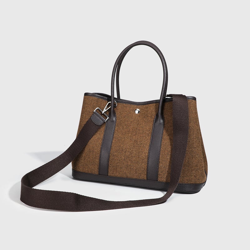 Fashion Bag Women'S Large Capacity Knitted Fabric Portable Platinum Bag Personalized Design Bag - Image 5