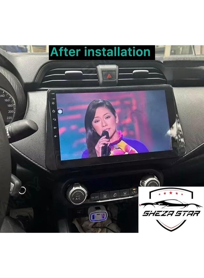SHEZA STAR Android Car Stereo for Nissan Sunny 2020-2024 2GB RAM 32GB ROM Support Carplay, M-Link Wi-Fi BT, Radio GPS, 9 Inch IPS Touch Screen with AHD Camera Included - Image 2