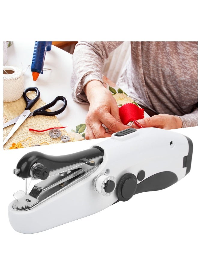 Handheld Sewing Machine, Hand Sewing Tool with Sewing Kit Mini Portable Sewing Machine Home Quick Repair and Sewing Craft Essentials Easy to Use and Fast Sewing (Black) - Image 4