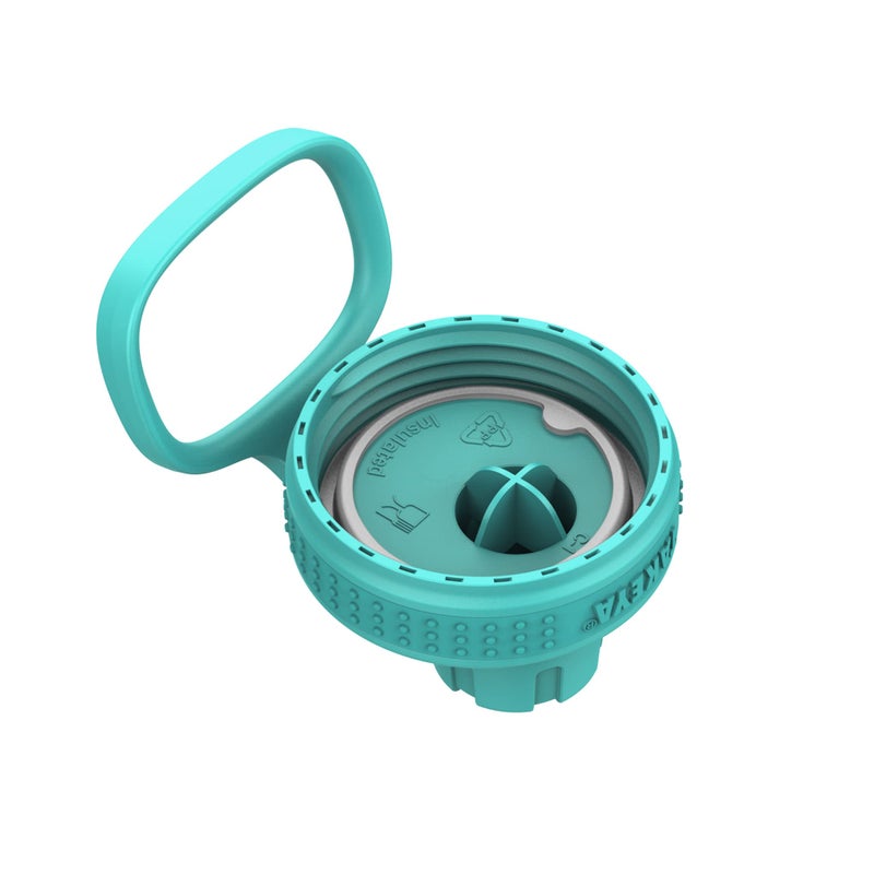 Takeya 40 oz CP Signature Pickleball Stainless Steel Insulated Water Bottle with Choice of Lid  Dropshot Teal - Image 4