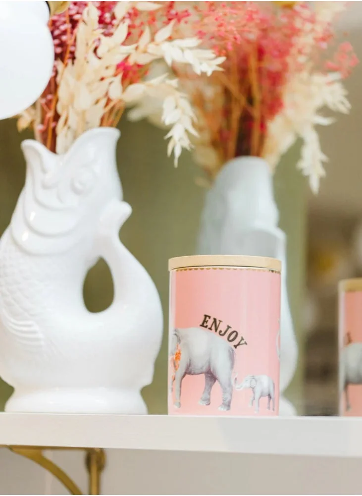 YVONNE ELLEN Storage Jar Med Elephant