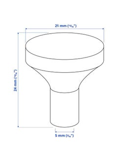 Zaboon Knob, Brass-Colour, 21 Mm  - Image 4