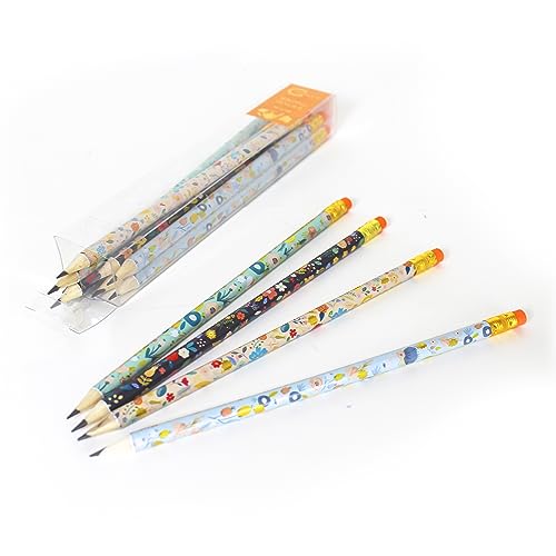 Channie's Number 2 Floral Pencil Set, Colorful Pencils with Cute Floral Design for Sketching, Writing, or Drawing, Pack of 12 Pre-Sharpened Flower Pencils for Girls and Women - Image 3