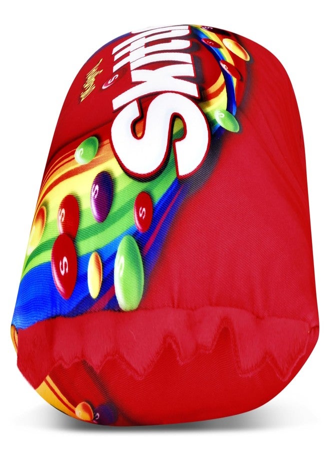 iscream Skittles Package Photoreal Print 12" x 7" Microbead Mini Accent Pillow - Image 4