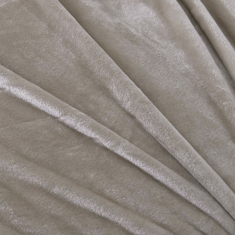 MORANO Viva Soft Throw Blanket | Single Size 150x220 cm | Lightweight 250 gsm | Color - Warm Café Beige | Ideal for Beds, Sofa or Travel - Image 2