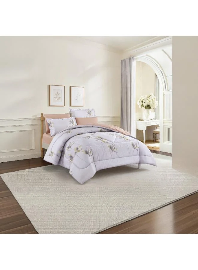 Unique Home Unique Home All Season 100% Cotton Comforter Set 4 pcs Twin Size - 170x230 cms