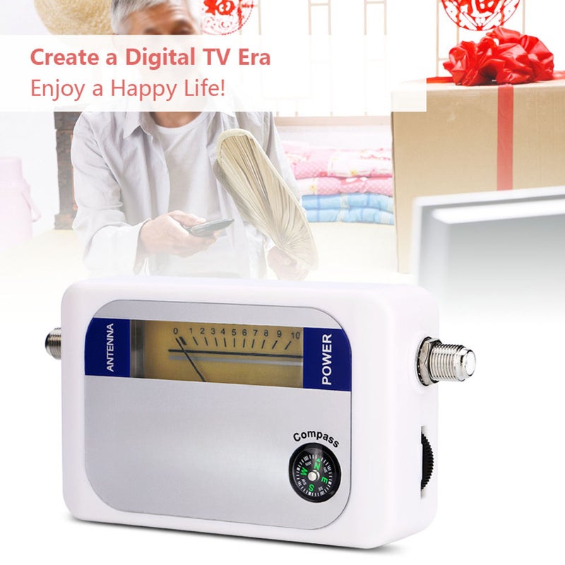 Mini Finder Digital Aerial Terrestrial TV Antenna Signal Strength Meter Detector Receiver - Image 1