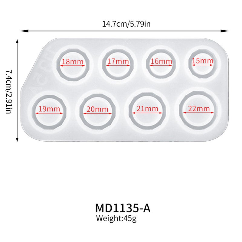 DIY Resin Ring Pendant Mold Kit MD1135A ring mold 