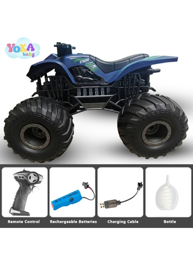 يوكا دراجة نارية ركابية صخرية بالتحكم عن بعد مقياس 1:12، سيارة لعبة كهربائية بالتحكم عن بعد 2.4G للانحراف والتمارين الرياضية على جميع التضاريس، متوفرة بألوان متعددة - Image 1