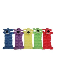 Multipet Multipet 12-Inch Squeaker Mat Soft Plush Dog Toy with 13 Squeakers, Colors may vary  - Image 1