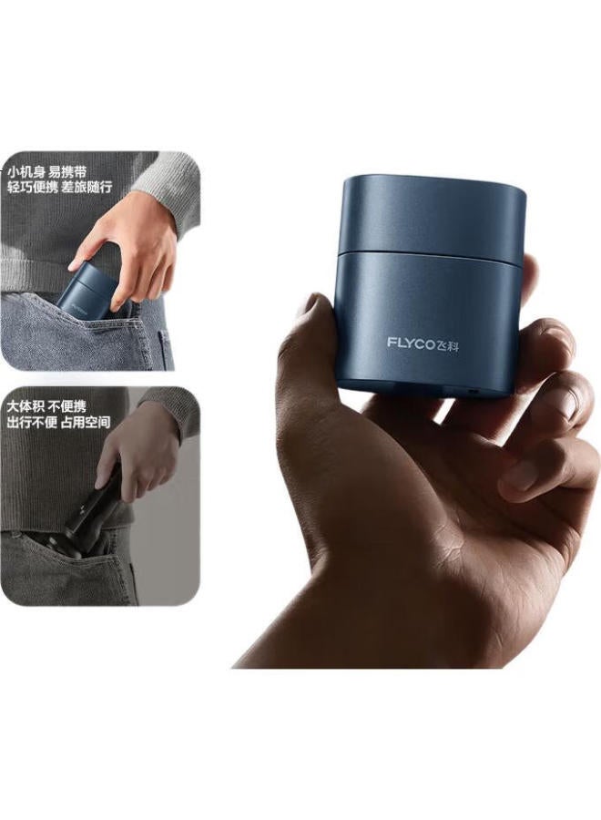Flyco Men'S Electric Shaver Razor Portable Mini Birthday Valentine'S Day Gift For Boyfriend Husband Father F6 Starry Blue - Image 2