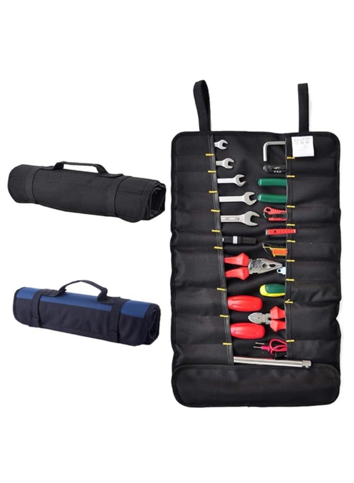 general Tool kit for gadgets like pliers, wrenches, screwdrivers, tire pressure gauges, mini flashlights, portable outdoor camping, picnic chef knife bag - Image 1