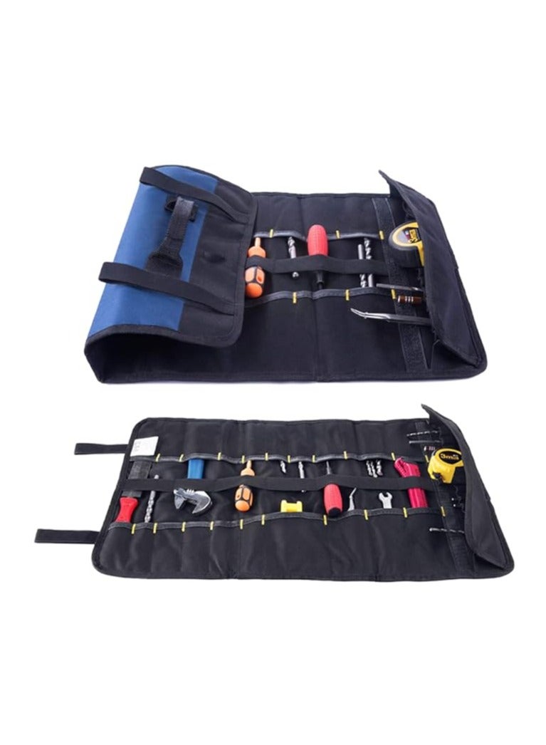 general Tool kit for gadgets like pliers, wrenches, screwdrivers, tire pressure gauges, mini flashlights, portable outdoor camping, picnic chef knife bag - Image 2