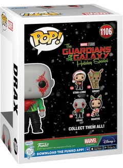 Funko Funko Pop! Marvel: Guardian of the Galaxy Holiday Special - Drax, Collectibles Toys  - Image 3