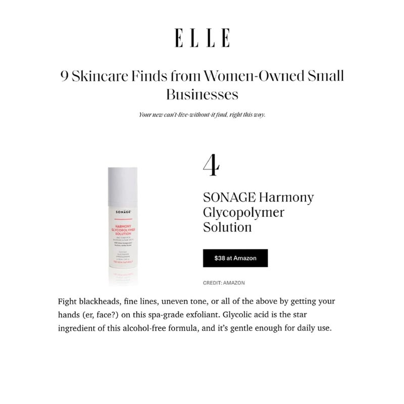 Sonage Harmony Glycolic Peel: Pro Spa Strength Exfoliation for Glowing Skin | Chemical Exfoliant Renews & Refines Texture - Image 4