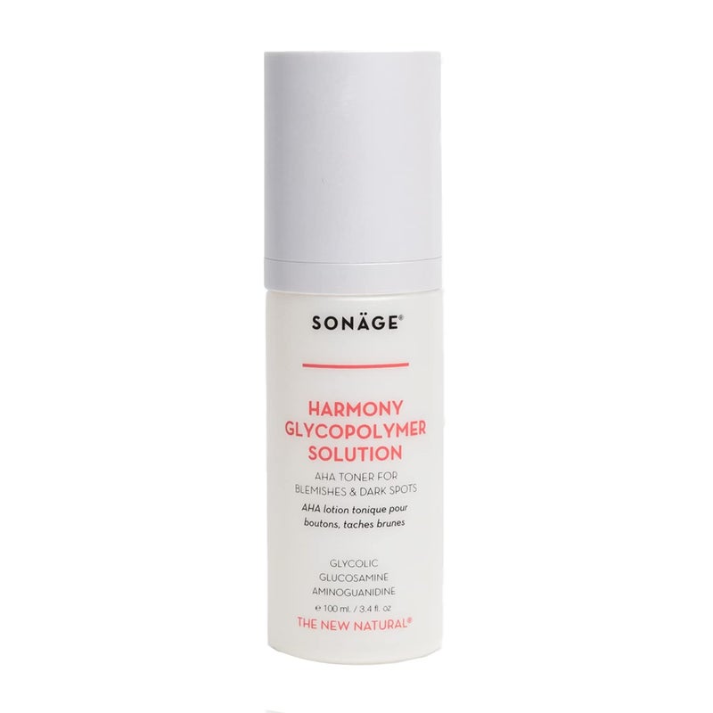 Sonage Harmony Glycolic Peel: Pro Spa Strength Exfoliation for Glowing Skin | Chemical Exfoliant Renews & Refines Texture - Image 1