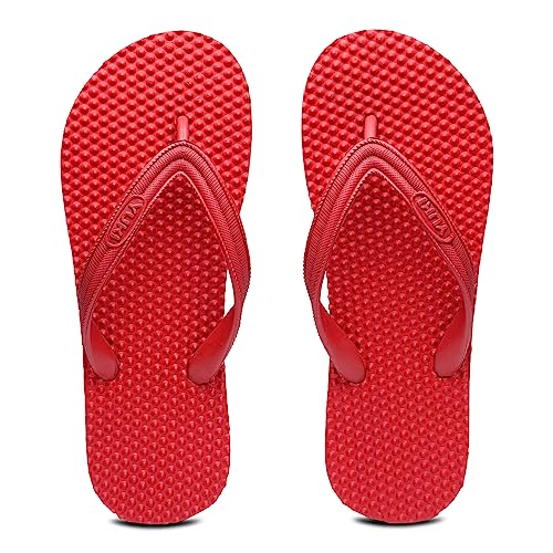 YUKI Men and Women Slipper Accupressure Flip Flops Hawai Chappal for Home Daily Use - Image 1
