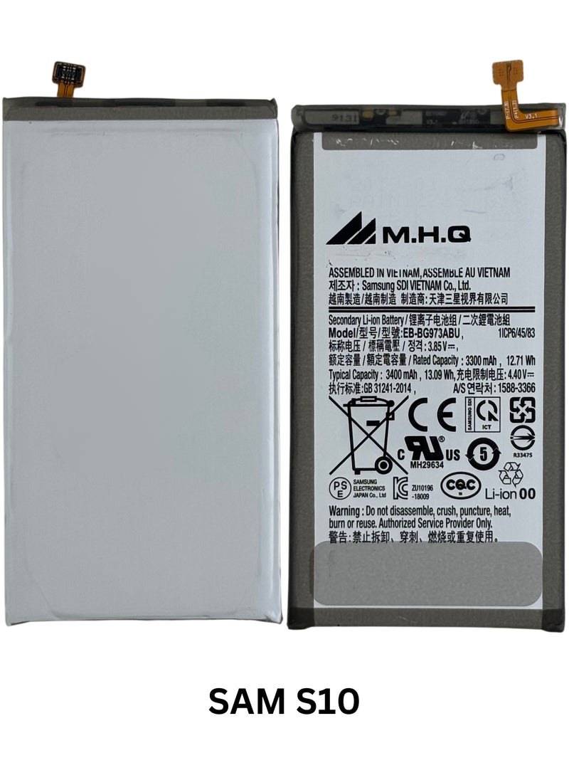 M.H.Q SAM S10 SM-G973 - EB-BG973ABU Battery High Quality  - Image 3