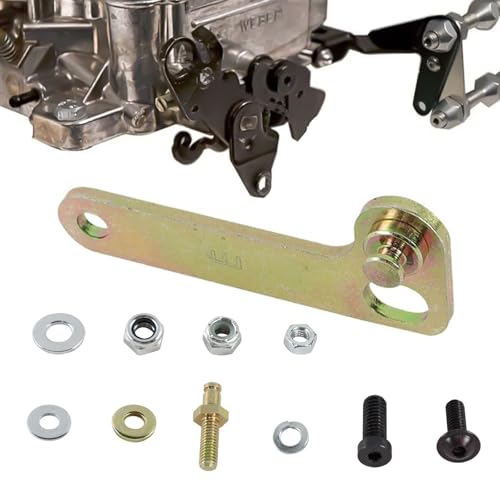 telfair Trans TV Cable Corrector Kit Compatible with Edelbrock Carter Carburetor, Holley 700R4 Ford AOD Linkage Corrector Bracket Replaces AS5-05K - Image 1