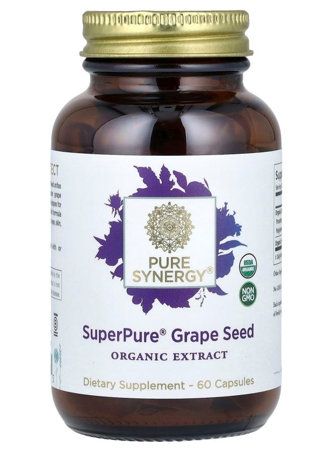 Pure Synergy SuperPure Grape Seed 60 Capsules