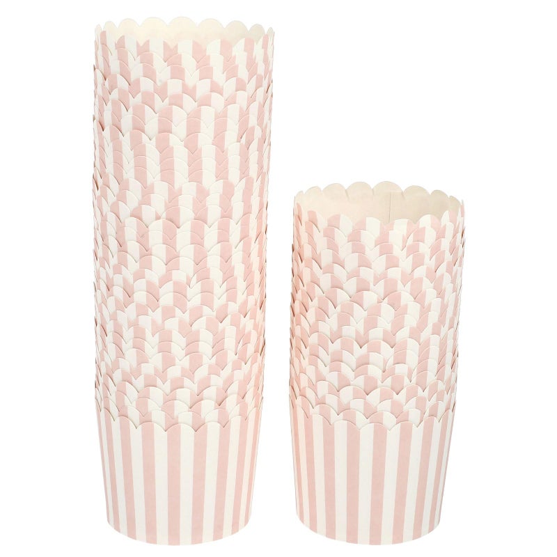 100pcs Oil Resistant Disposable Paper Cupcake Muffin Liners Baking Cups for Home Party - Image 2
