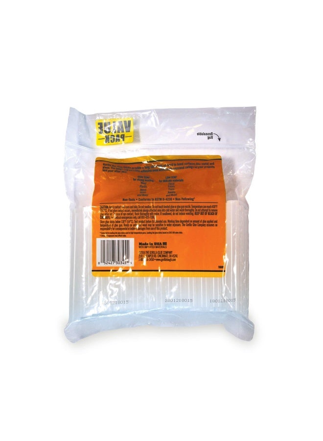 Gorilla Hot Glue Sticks Mini 4 Long X .27 Diameter 75 Count Clear Pack Of 1  - Image 2