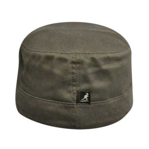 KANGOL قبعة الجيش من قطن كانغول - أخضر / L / XL - Image 4