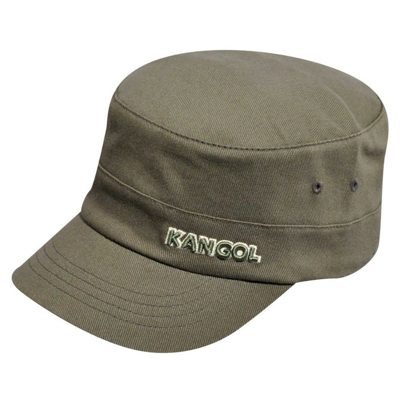KANGOL قبعة الجيش من قطن كانغول - أخضر / L / XL - Image 2