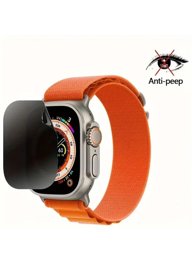 Apple Watch Ultra 49mm 40mm واقي شاشة هيدروجيل مضاد للتلصص - Image 2