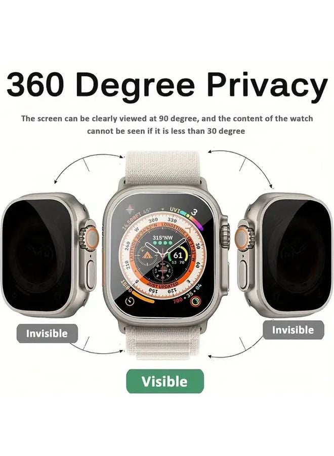 Apple Watch Ultra 49mm 40mm واقي شاشة هيدروجيل مضاد للتلصص - Image 3